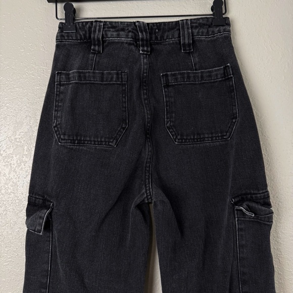 Pacsun black wash 90s joggers cargo jeans 25 - Picture 6 of 9